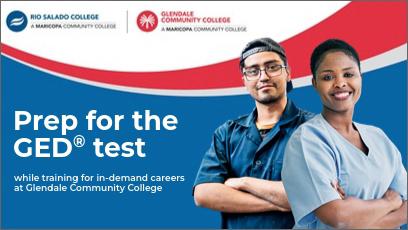 Prep for the GED test while training for in-demand careers at Glendale Community College