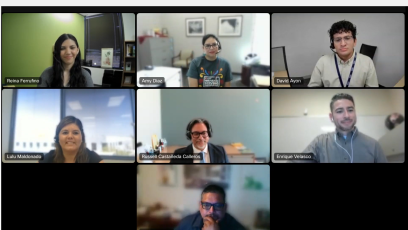 Screenshot from Inspiring Change webinar