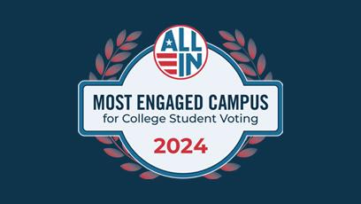 Most Engaged Campus for College student voting 2024