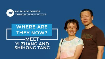 photo of couple Shihong Tang and Yi Zhang with text 'Where Are They Now Meet Shihong Tang and Yi Zhang'