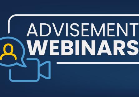 Advisement Webinars