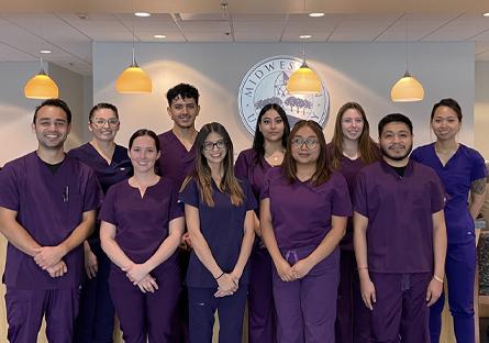 group photo of dental hygiene students