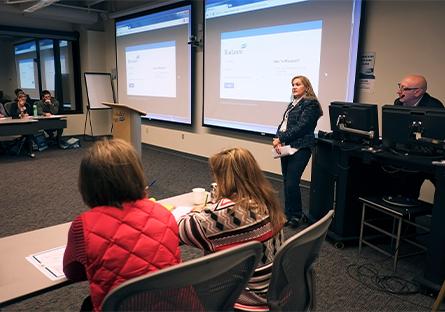 All Faculty meeting presenting RioLearn demo