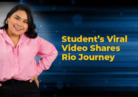Student viral video shares Rio journey
