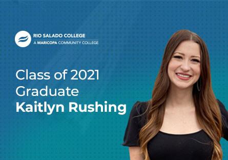 Kaitlyn Rushing smiling about graduating dental hygiene program