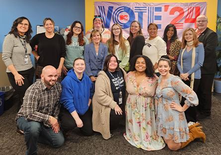 Student Life Leadership team, PTK Advisors, PTK Officers and members of Administration