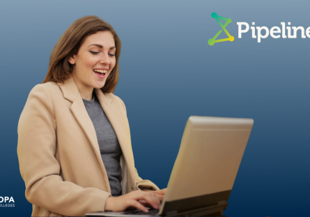 woman looking at a laptop screen