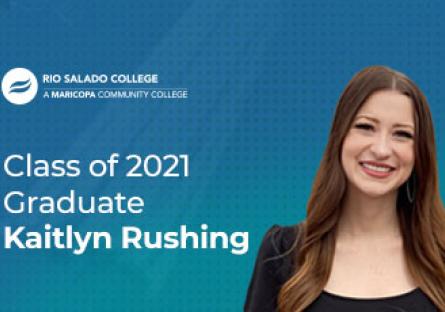 Kaitlyn Rushing smiling about graduating dental hygiene program