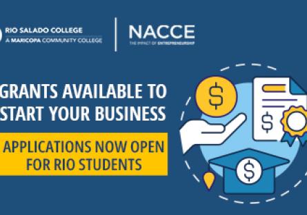 Grants available to start your business. Rio students can apply now.